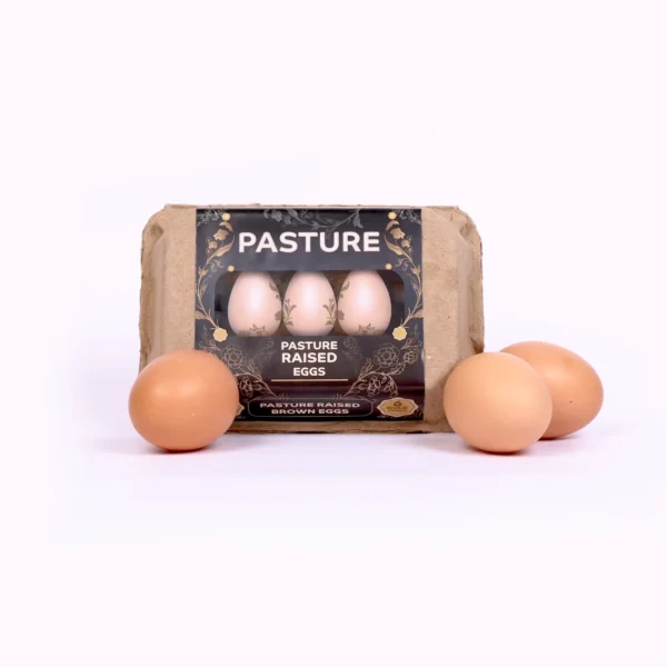 Pasture Raised Brown Eggs - 6 pcs Medium "A" grade